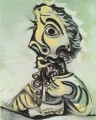 Büste des Mannes crivant II 1971 Kubismus Pablo Picasso